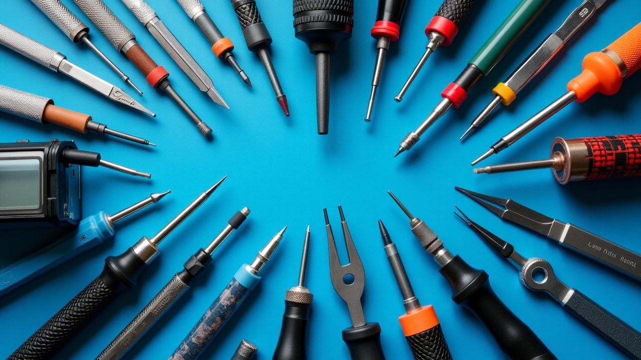 Specialized hardware wallet repair tools and equipment